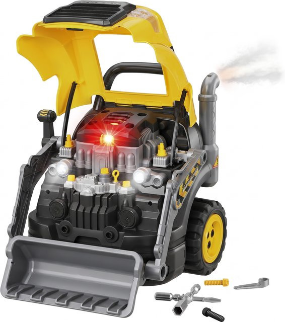 AIYAPLAY Motorspielzeug Bagger Autoreparaturset, mit Licht und Sound, 68-teilig, ab 3 Jahre - Bild 1