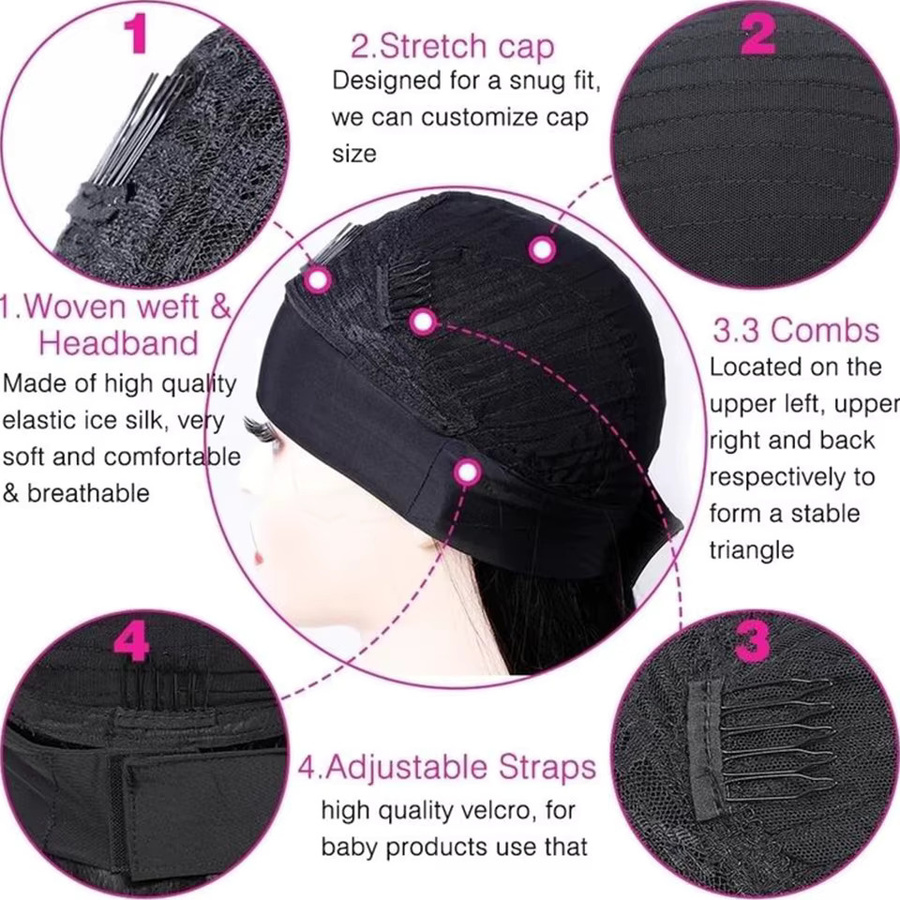 Sleek Lockige Echthaar-Stirnband-Perücke, Jerry-Curl, Damen - Bild 3