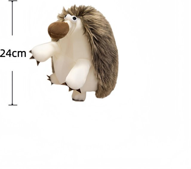 Yiran toy Cartoon-Igel-Plüschtiere, Stoffpuppen, Braun - Bild 1