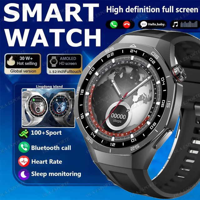 Ola Esporte Smartwatch, Weiß, Silikon, GPS, Unisex - Bild 1