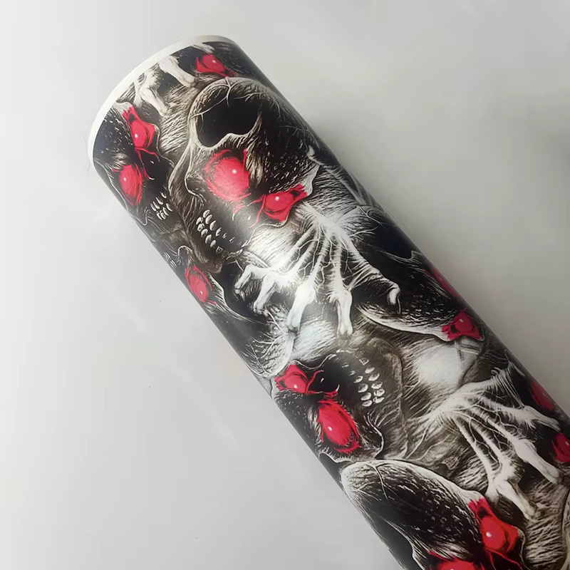 KASDA Totenkopf-Aufkleber im Bomb Graffiti Design aus PVC-Vinylfolie, selbstklebend, mehrfarbig - Bild 4