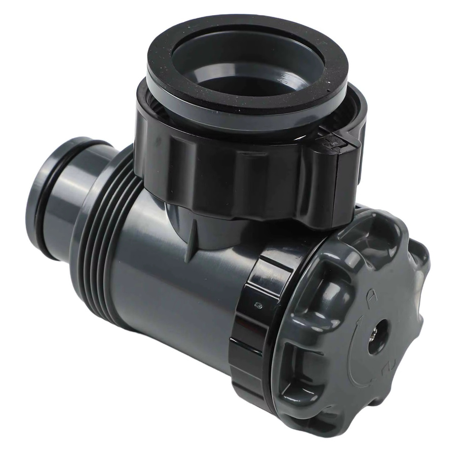 LEENKEA Schwimmbad-Kolbenventil 38 mm Anti-Verstopfungs-Ventil für Schwimmbadfilterpumpen und Außenpools - Bild 4