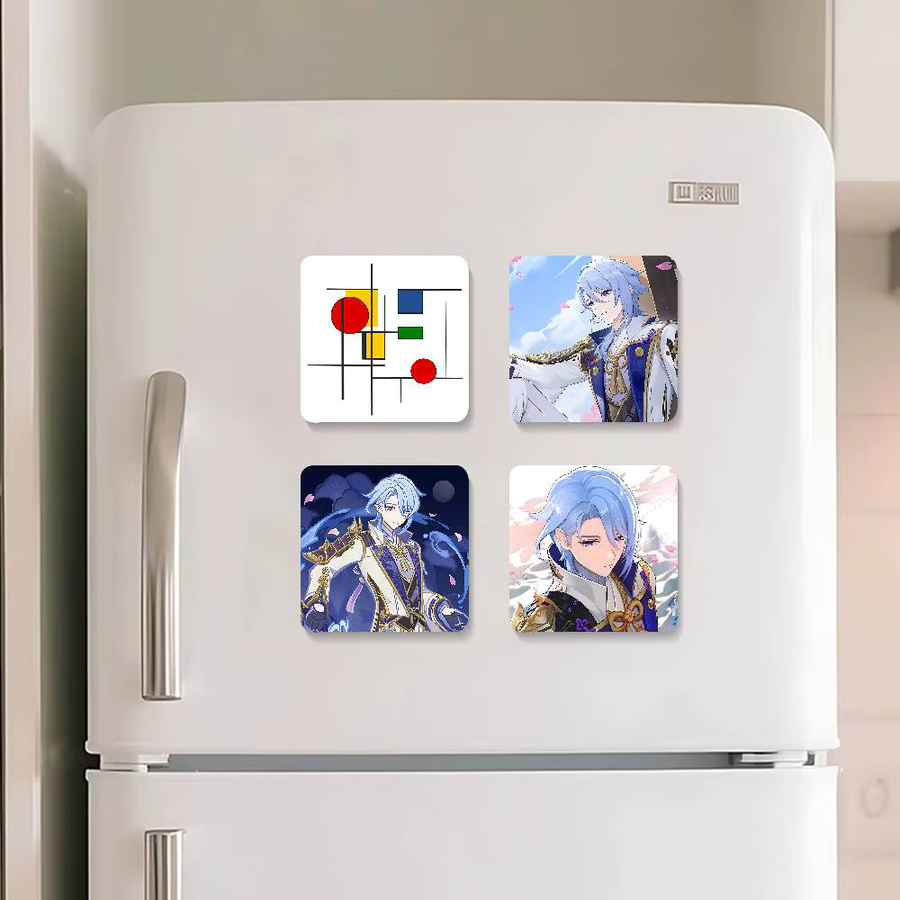 Kamisato Ayato Genshin Impact Kühlschrankmagnete in Multicolour für dein Home Decor - Bild 2