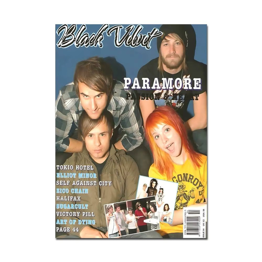 Selbstklebendes Kunstposter Paramore Classic Anime Wandkunst aus weißem Kraftpapier von Potdemiel, Multicolor - Bild 7