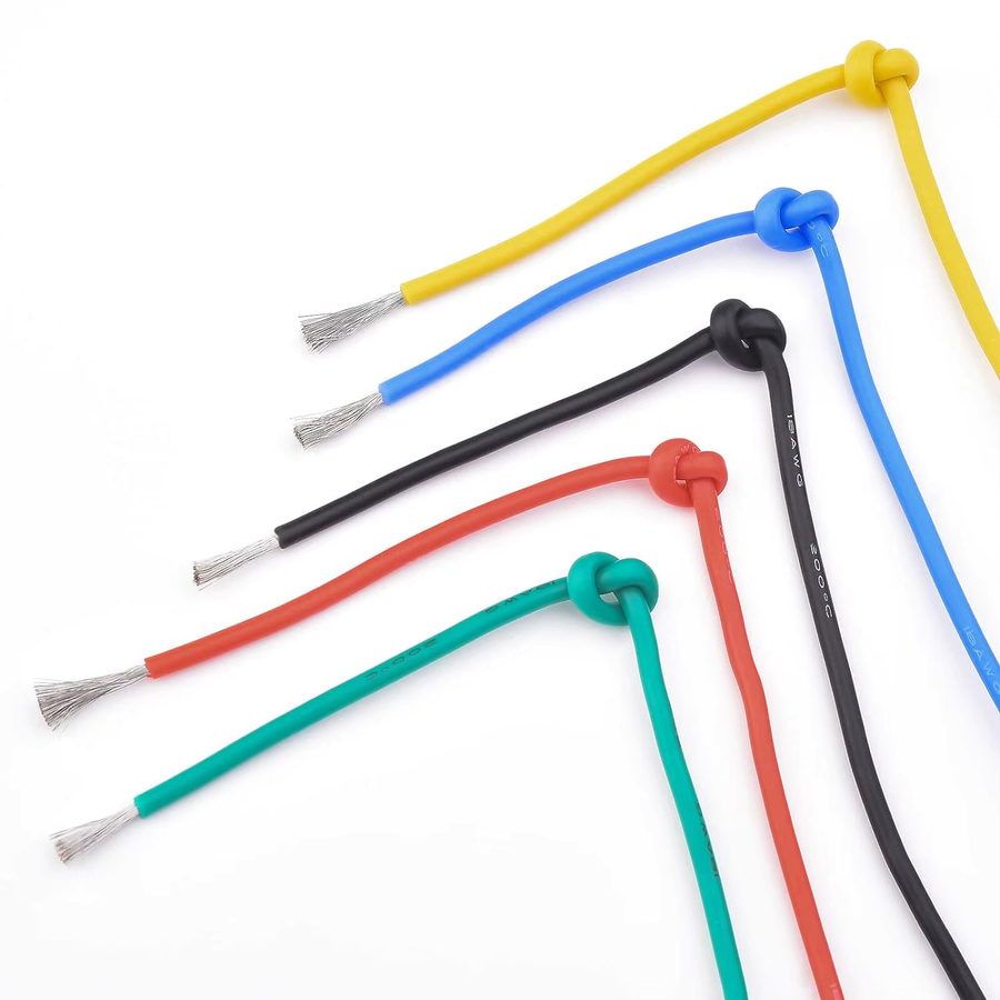 Beteno Set aus flexiblem Silikon-Elektro-Anschlussdraht, 28 AWG verzinnte Kupferdrähte, 5 Farben - Bild 2
