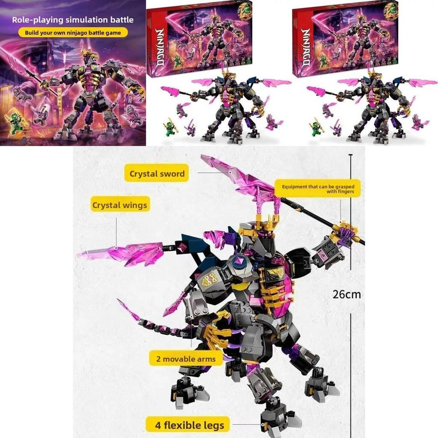 Ninjago Kristallpalast Baustein Modell - Bild 6