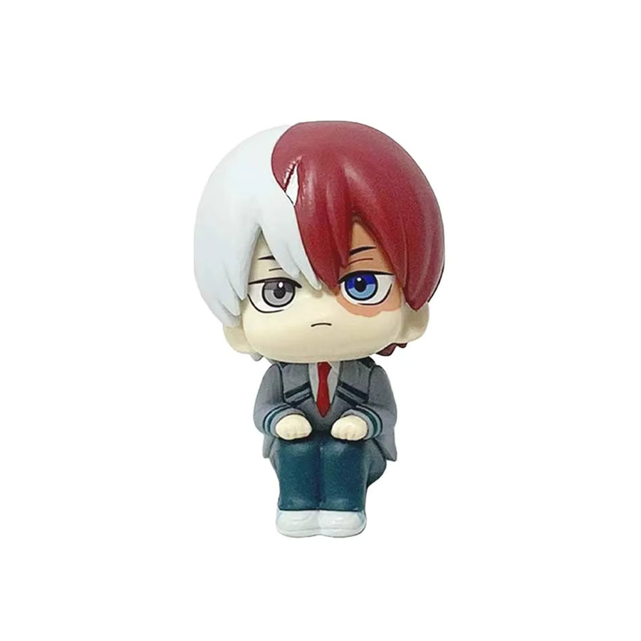 Bandai Q-Version Anime-Figur Bakugou Katsuki Midoriya Izuku Todoroki Shoto, Actionfiguren, Kunststoff, Bunt / Mehrfarbig - Bild 3
