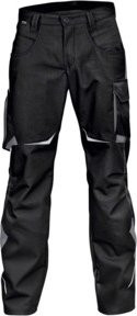 Kübler Pulsschlag Hose 2424 mit Cordura und Reflexstreifen in Schwarz/Anthrazit Größe 26 - Bild 1