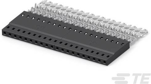 TE Connectivity Einbau-Buchsenleiste Standard in Schwarz 1-2317206-0 Tube - Bild 1