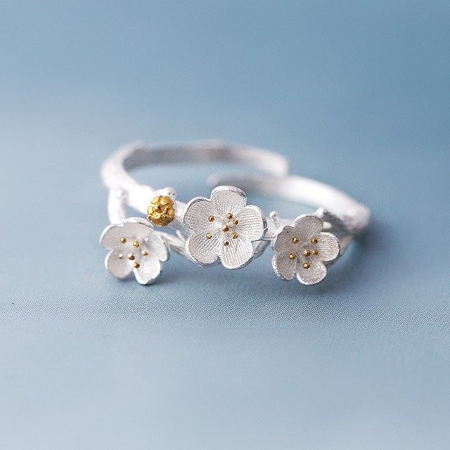 GaGa-Duck Ring, 925 Silber, Gänseblümchen, Damen - Bild 1