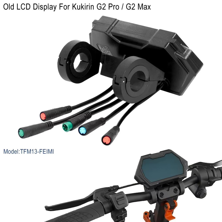 LCD Instrument Display Dashboard für KUGOO KuKirin G2 PRO Elektrische Roller Digitales Display Zubehör in Schwarz - Bild 2