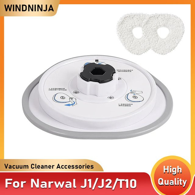WINDNINJA Roboter-Staubsauger-Wischmodul-Zubehörset für Narwal T10 J1 J2 in Weiß - Bild 1