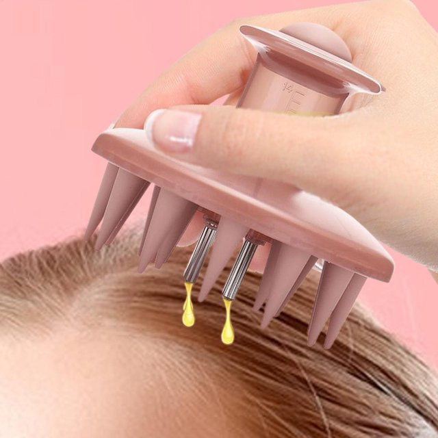 Kopfhautapplikator mit Massagewurzelkamm, Unisex - Bild 1