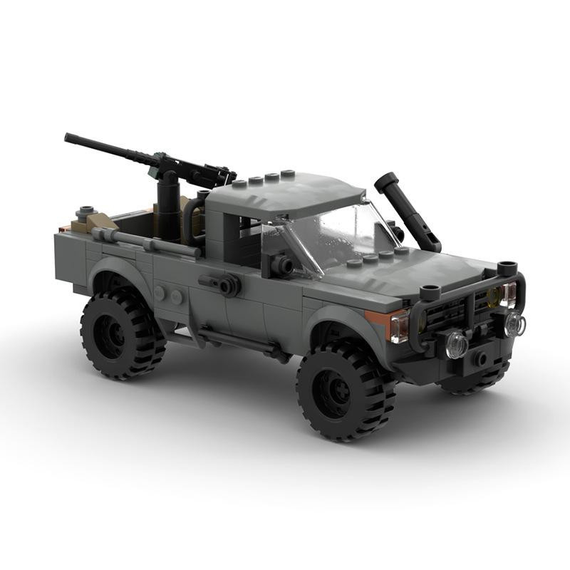 BuildMoc SWAT Militär Streitwagen LKW Modell Bausteine ab 6-12 Jahren - Bild 2