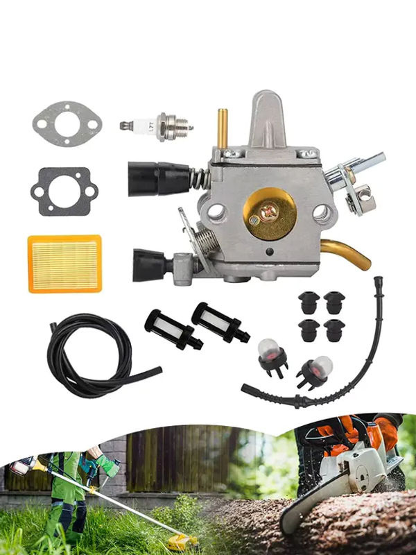 CMCP Vergaser Zama C1Q-S51 für Stihl Rasentrimmer FS120 FS200 FS250R FS300 FS350 FR450 FR480 in Silber - Bild 6