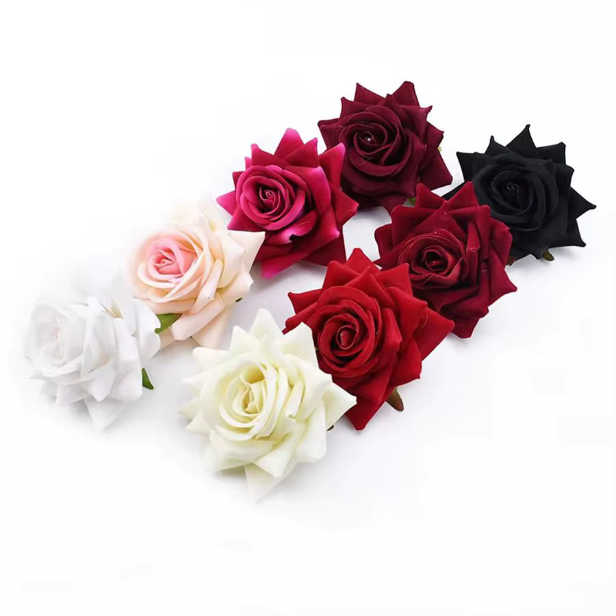 ZQCY Künstliche Seidenrosen in Multicolour für Hochzeiten, Garten und Tischdekoration - Bild 2