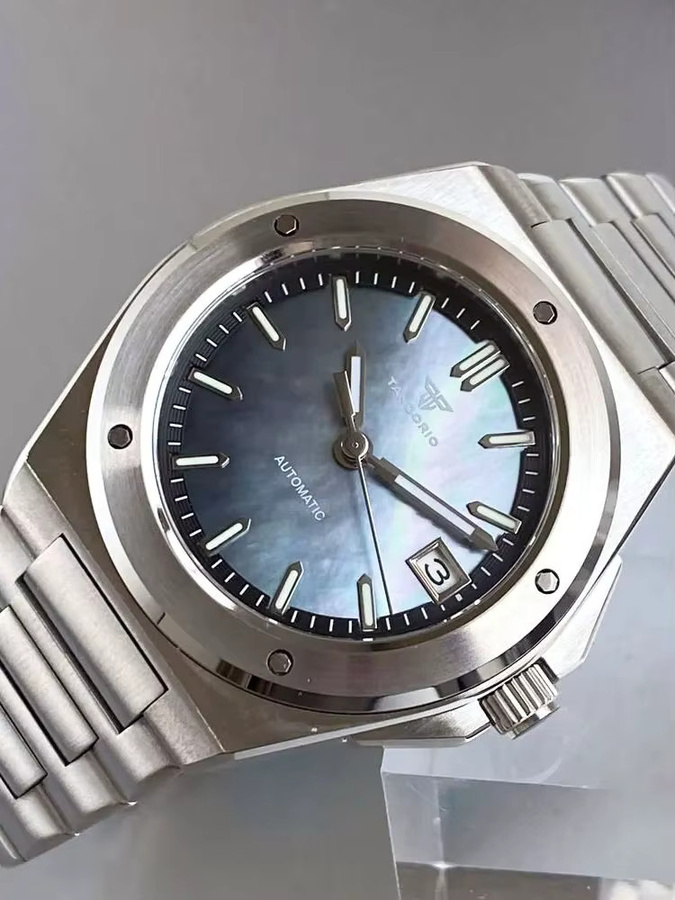Tandorio Armbanduhr, Automatik, Edelstahl, 40 mm, Herren, Saphirglas - Bild 2