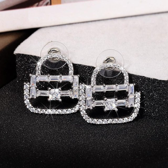 YIRAN Jewelry Ohrringe, Silber, Zirkonia, Damen - Bild 1