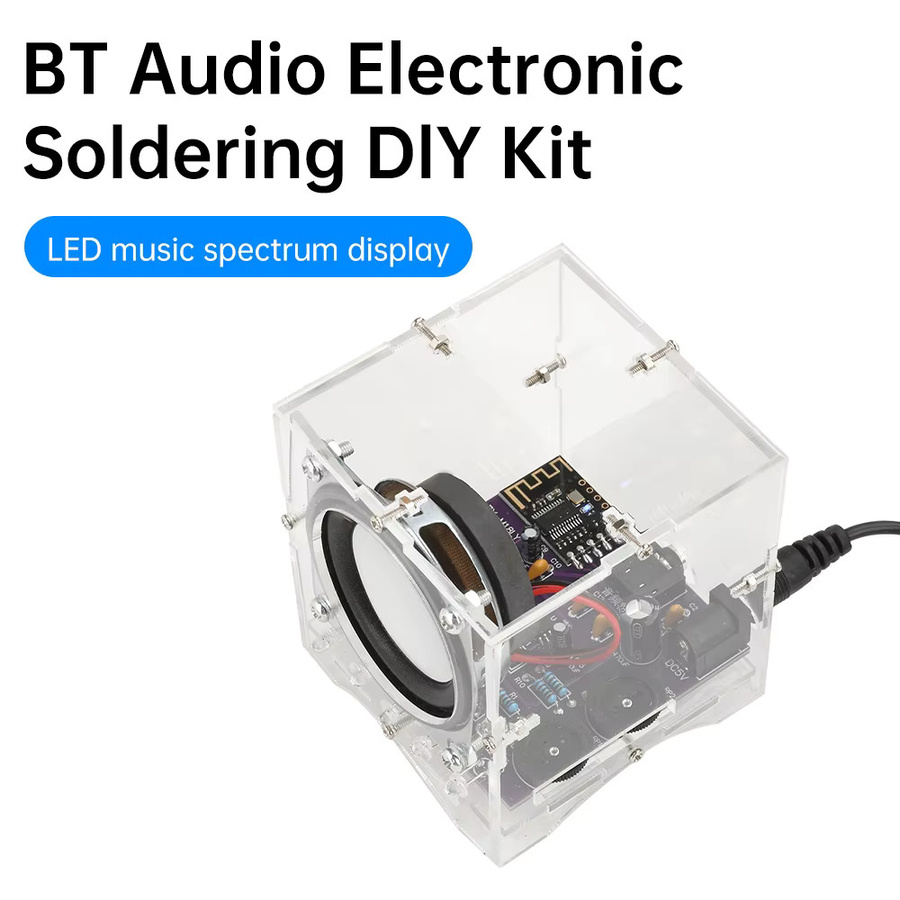 diymore DIY Bluetooth-Lautsprecher-Set Stereo-Verstärker Bausatz mit 3W und DC 5V - Bild 2
