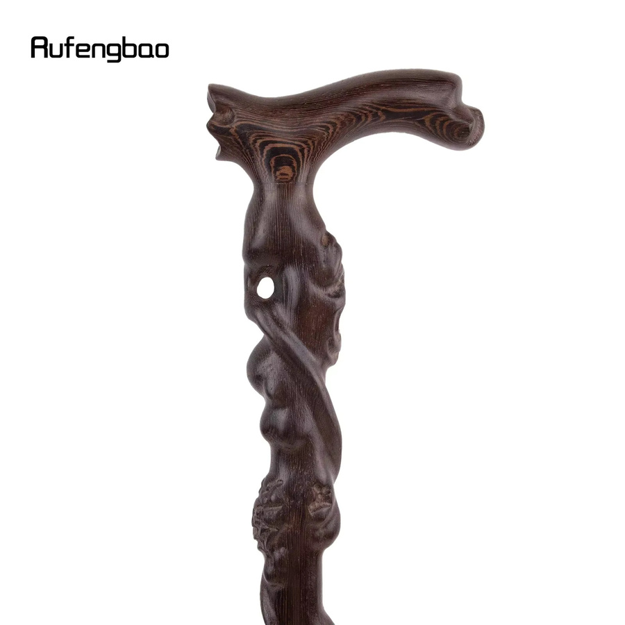 Rufengbao Fantasy Baumwurzel-Gehstock, Holz, Braun - Bild 2