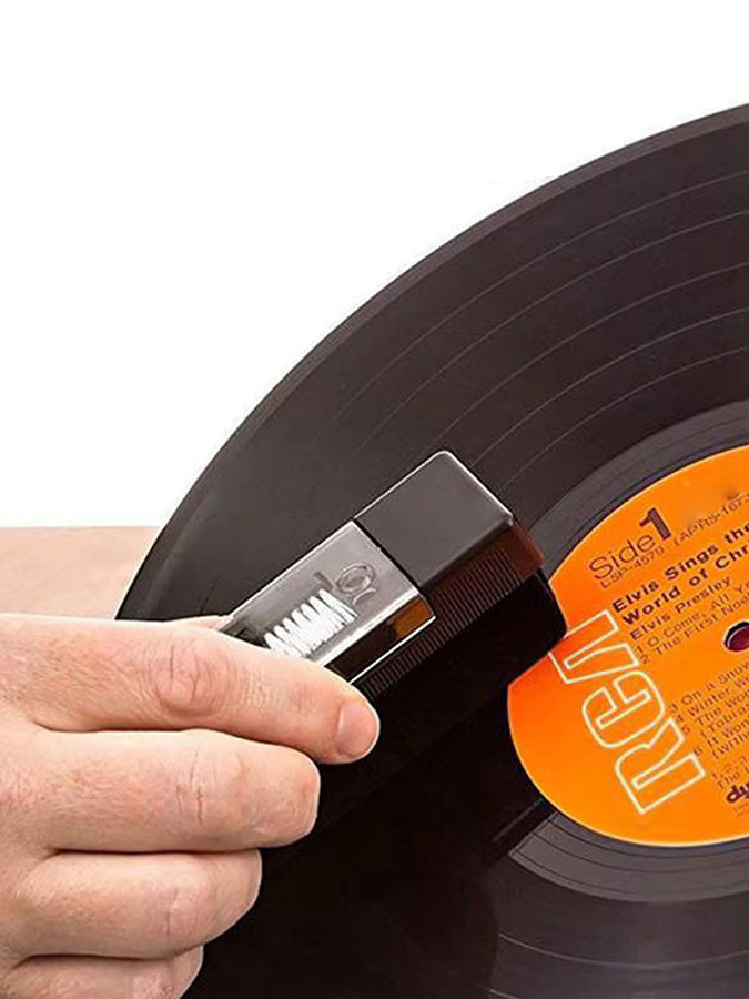 APWIKOGER 3-teiliges Vinyl-Reinigungsset für Schallplatten in Schwarz - Bild 5