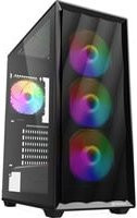 Sharkoon VK4 Rainbow Tower-Gehäuse in Schwarz mit USB-C - Bild 1