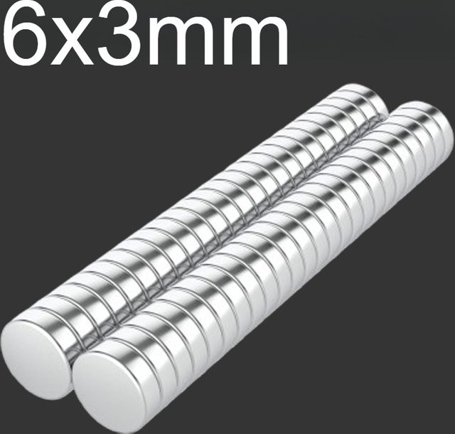 U-POLEMAG Multi-Spezifikations-Magnet 6x3mm für DIY-Projekte und Heimdekoration - Bild 1