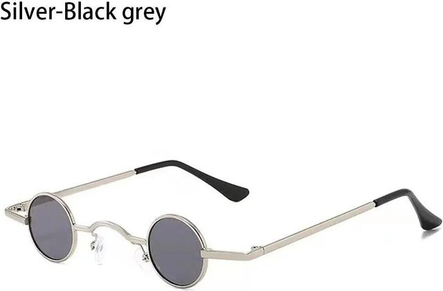 Binchi Outdoor Equipment Sonnenbrille, rund, Metall, Vollrand, Unisex, white - Bild 1