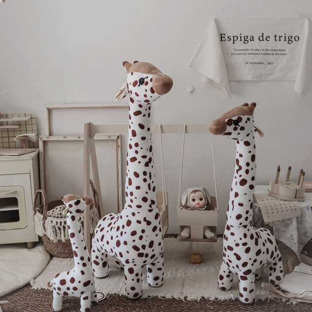 mumamuying Giraffenpuppe, braun, Plüsch / Textil - Bild 1