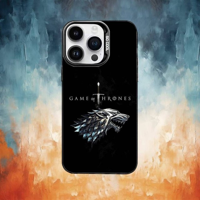 Game of Thrones Daenerys Handyhülle für Apple iPhone 11 bis 17 Pro Max Plus in Silber - Bild 1