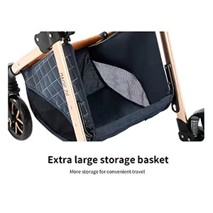 Magic ZC 3-in-1 Luxus-Kinderwagen Set mit Autositz und Schlafkorb in Grau - Bild 5