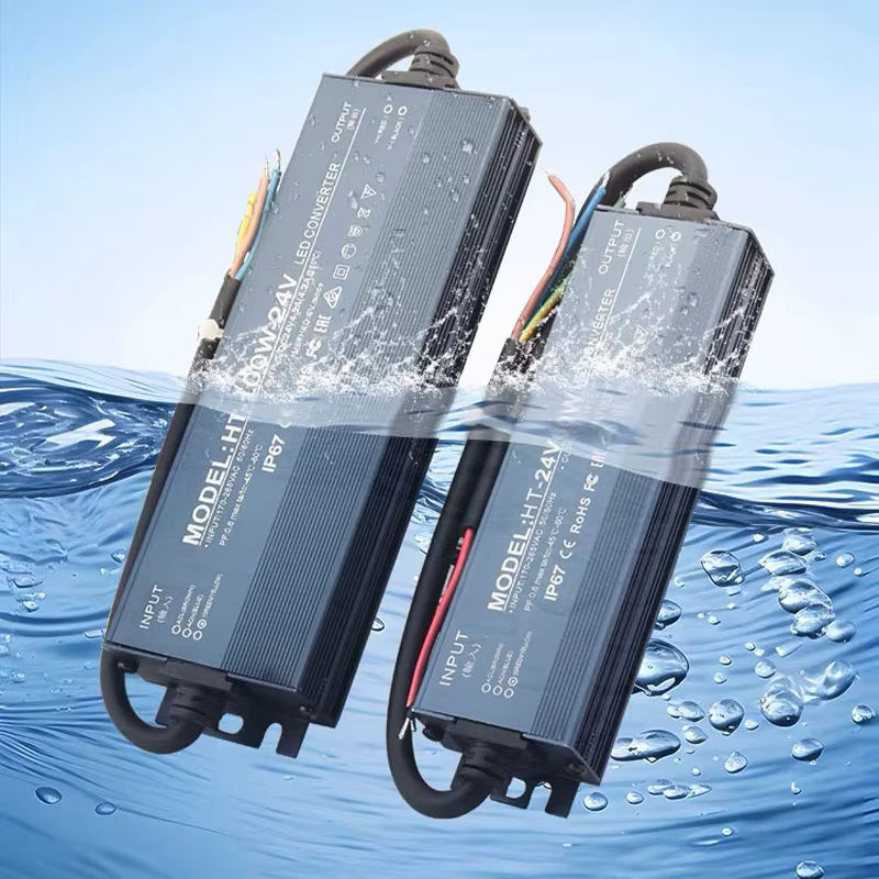 AEVYVKV LED-Treiber IP67 wasserdicht Schaltnetzteil Wechselstrom 170V-265V auf Gleichstrom 12V 24V mit 12W bis 500W Leistung - Bild 2