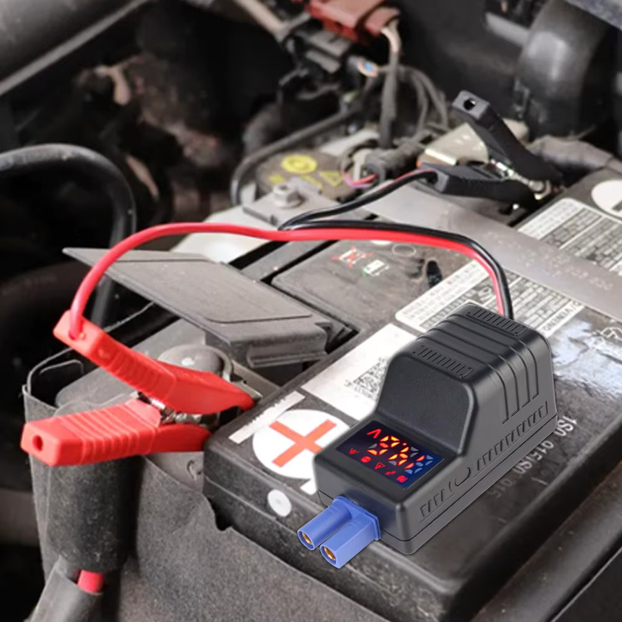 Intelligentes Notfall-Überbrückungskabel mit EC5-Stecker, 650 A, 12 V und Anti-Reverse-Verbindung in Schwarz mit USB-C Anschluss - Bild 3