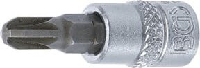 BGS Bit-Einsatz Kreuzschlitz PZ3 mit 6,3 mm (1/4") Innenvierkant in Silber - Bild 1