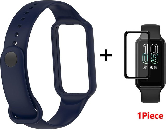 MY-CASE Uhrenarmband Silikon, Schwarz, Unisex - Bild 1