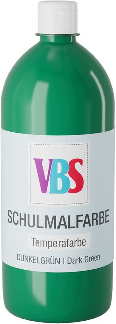 VBS Schulmalfarbe Dunkelgrün 1000 ml - Bild 1