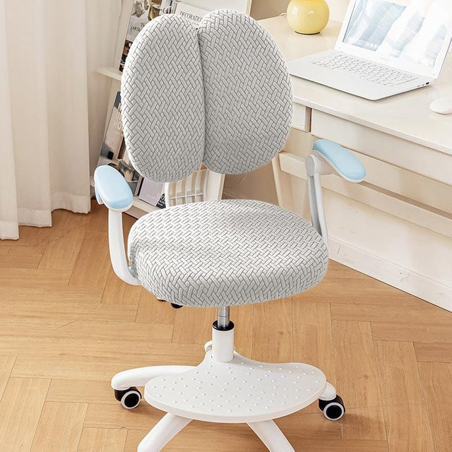 Universeller elastischer Sitzbezug von Yiran Furniture für Schreibtischstühle und Esszimmerstühle aus Polyester, waschbar, in verschiedenen Farben wie Grün, Blau, Orange, Gelb und Grau - Bild 1