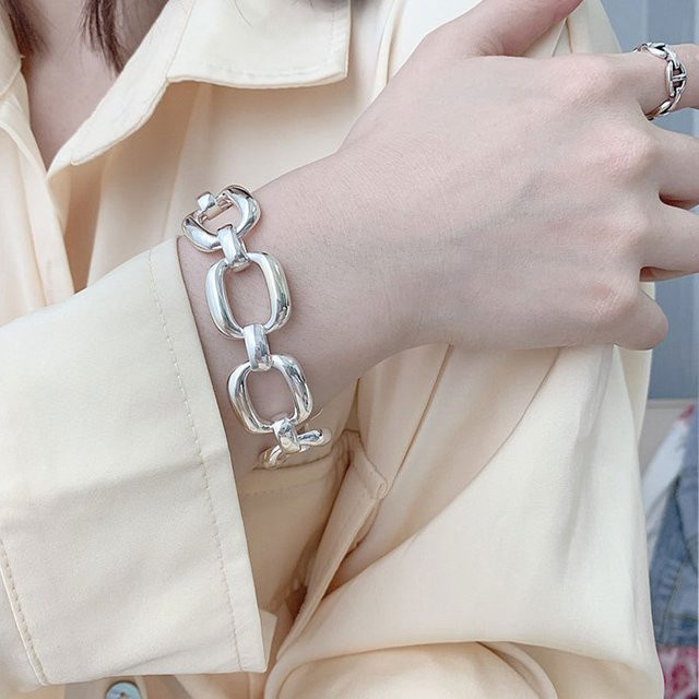 xiyanike Armband, Punk, Silber, Damen - Bild 1