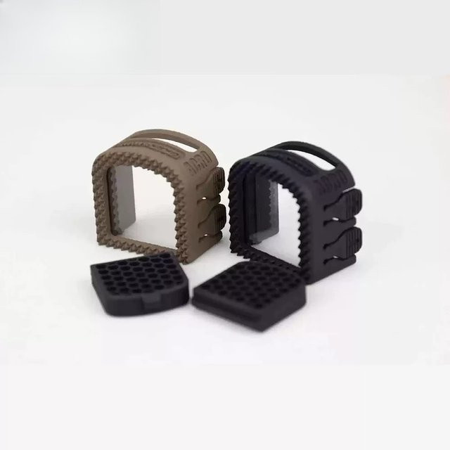 Schutzabdeckung für ACRO P2, 3D-gedruckte gesinterte Nylon-Linsenschutzabdeckung in Schwarz - Bild 1