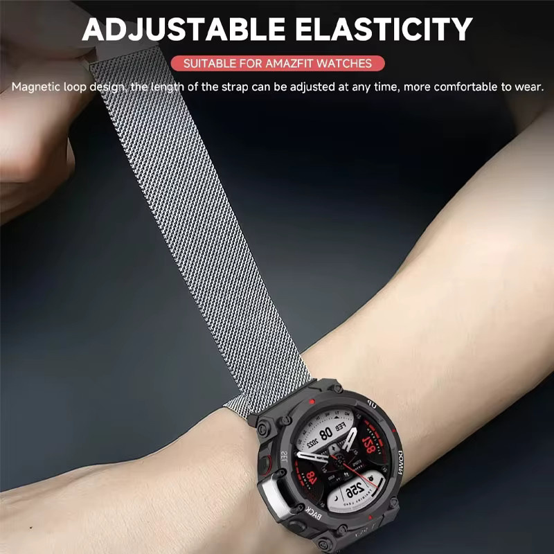 Uhrenarmband Milanaise, Edelstahl, magnetisch, Unisex - Bild 2