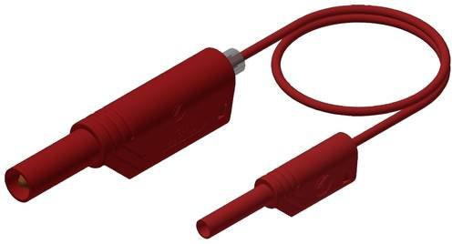 Hirschmann Test & Measurement MAL S WS 2-4 100/1 Sicherheits-Messleitung mit Lamellenstecker 2mm und 4mm in Rot, Länge: 1,00 m - Bild 1