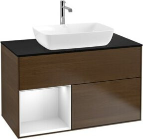 V&B Waschtischunterschrank Finion 100 in Weiß lackiert, B/T/H: 100 x 50,1 x 50,1 cm - Bild 1