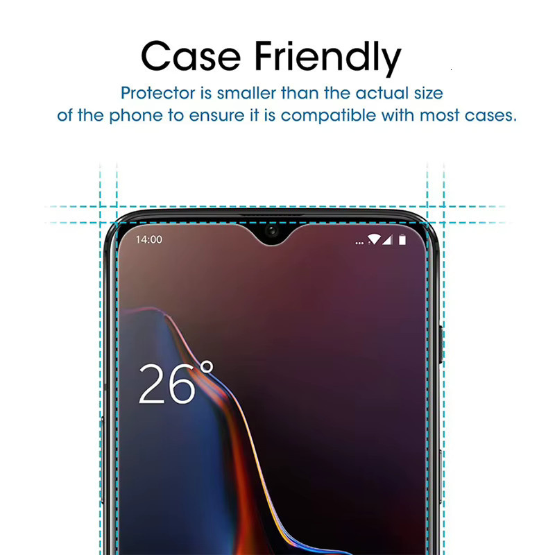 Transparentes Schutzglas für OnePlus 7 Pro, 6T und 5T Displayschutzfolie aus gehärtetem Glas - Bild 5