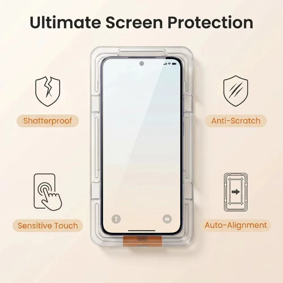 2 Stück transparente Displayschutzfolie aus gehärtetem Glas für Motorola Moto G67 Power und G77, kratzfest und staubfrei - Bild 2