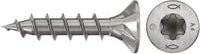 Fischer PowerFast II Spanplattenschraube mit Senkkopf und Torx in Silber aus Edelstahl, Durchmesser: 4,0 mm, Länge: 30 mm - Bild 1