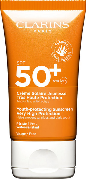 CLARINS Sonnencreme Gesicht, LSF 50+, Vitamin E-Derivat - Bild 1