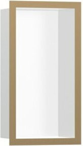Hansgrohe XtraStoris Indiv. Wandnische mit Rahmen in Brushed Bronze, B/T/H: 15 x 30 x 10 cm - Bild 1