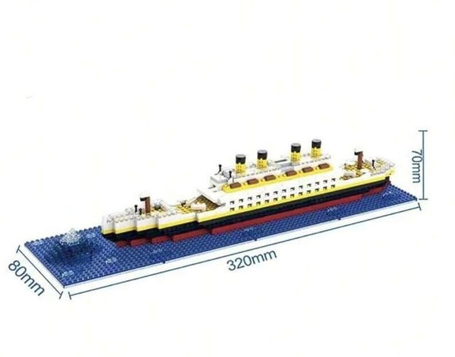 Linyi toy Titanic Bausatz, Kreuzfahrt Schiff, ab 14 Jahren - Bild 1