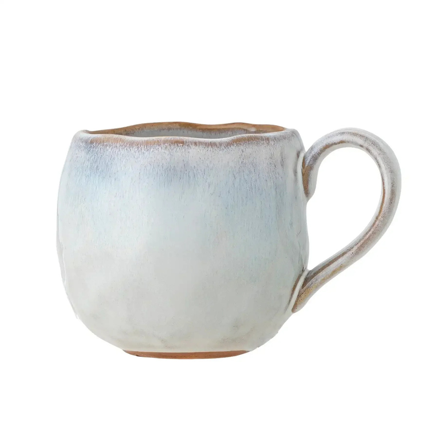 Bloomingville Estella Steingutbecher blau 350ml - Bild 1
