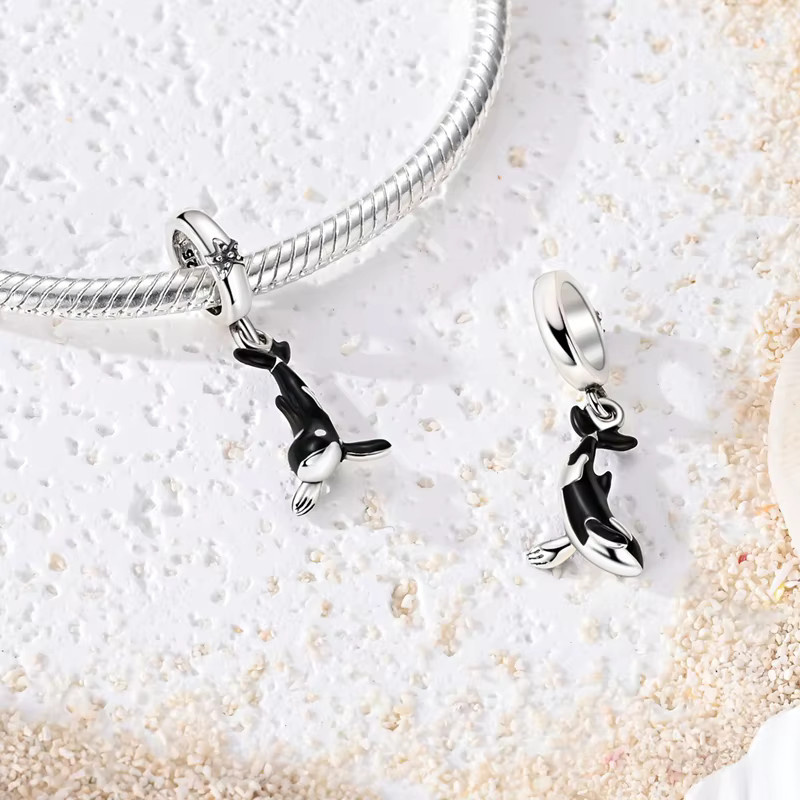 Parmuz Orca-Anhänger, 925 Sterling Silber, Perle, Damen - Bild 2